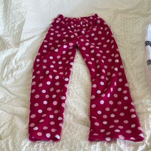 pink and white pyjama pants, worn but perfect condition